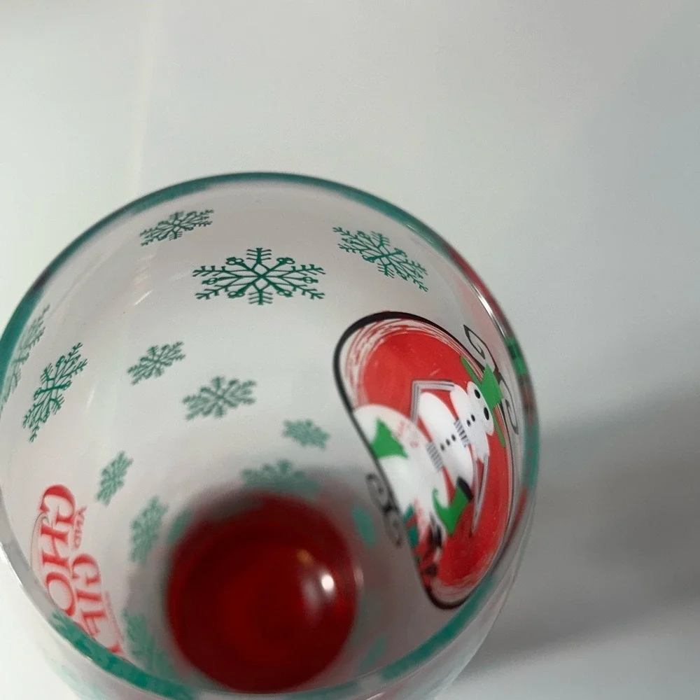 Disney Nightmare Before Christmas Snowman Jack Glass Goblet 26oz 25 Years 2018‎